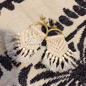 Madewell crochet earrings